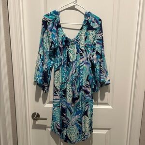 Lilly Pulitzer Vibrant Blue and Purple Dress